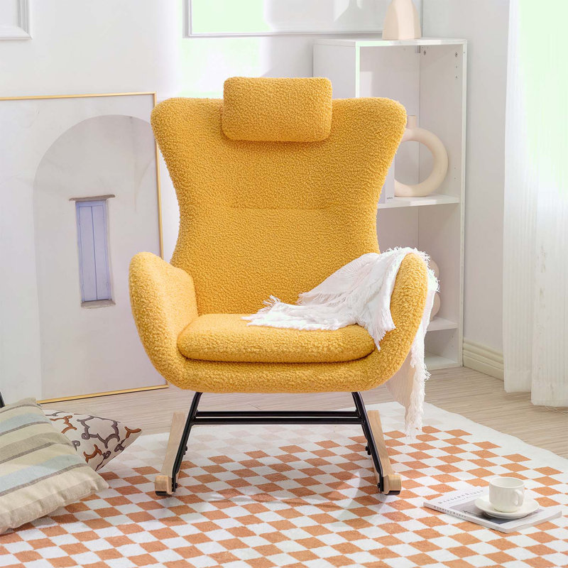 Latrevion 26,38 po de large inclinable, Polyester jaune