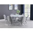 Labresha 6 - Person Pedestal Dining Set