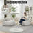 Curved Sectional Sofa With 2 Pillows-1275580713