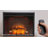 Puraflame Breena 30" Electric Fireplace Insert with Fire Crackling Sound, Glass Door and Mesh Screen, 750/1500W, Black-777476177