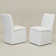 Keaton 21" Wide Modern No Assembly Upholstered Linen Side Dining Chair with Casters
