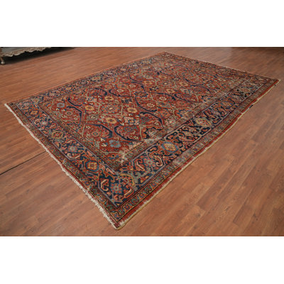 Pre-1900 Vegetable Dye   Oriental Area Rug 8x11