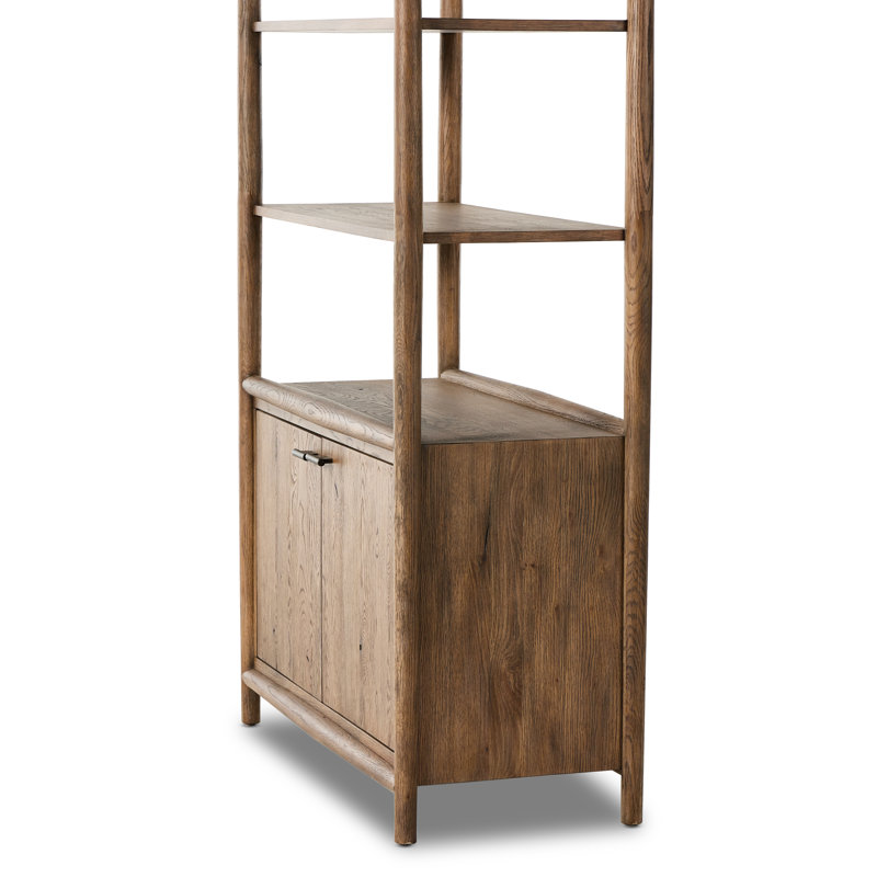 Glenview Bookcase, Weathered Oak