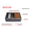 Arona 33'' L Single Basin Kitchen Sink-2046563067