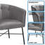 Emery Upholstered Barrel Chair-40406302
