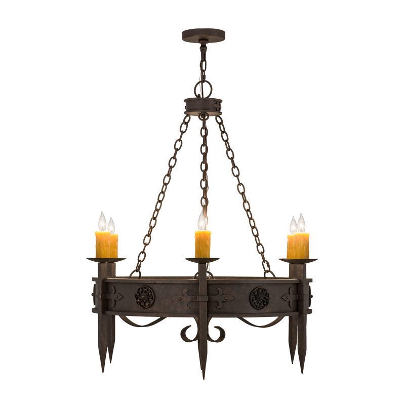 Ranchester 6 - Light Chandelier