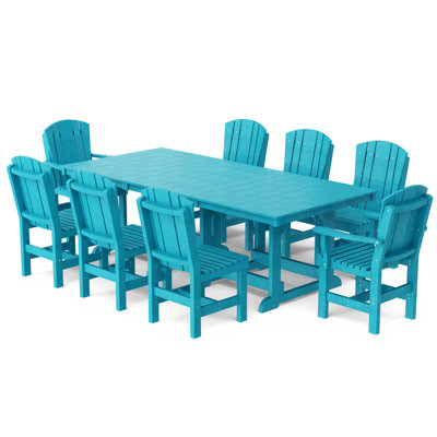 Heritage 9-Piece 44” x 94” Dining Set