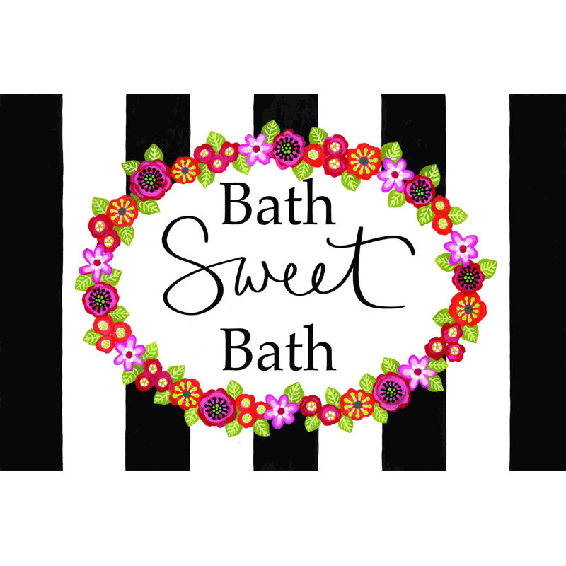 Bath Bath Sweet Bath, L 12 po x H 8 po
