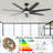 65in Modern Smart Ceiling Fan With Light, 7 Durable Abs Blades-754965547-754965556
