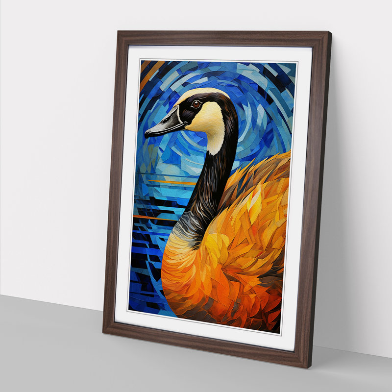 Goose Abstract - Framed Print