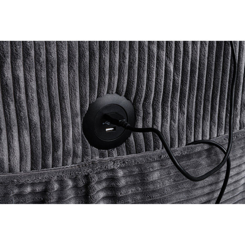 Gris avec coussins et structure en mousse pour une utilisation durable du bois moderne
