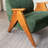 Kyajah 27.5" W Chenille Solid Wood Armchair-2054238648