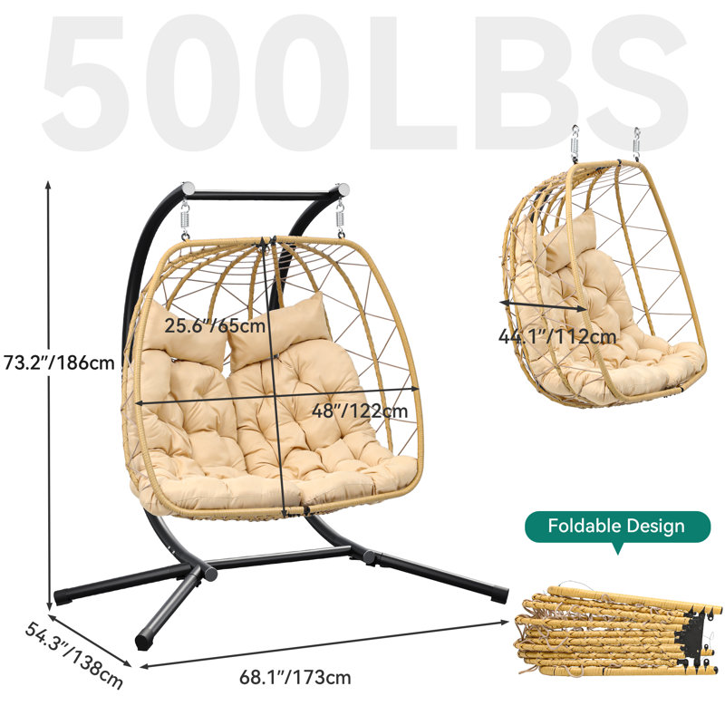 Balancelle double Angus, Jaune