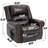 Power Lift Recliner Chair Heat Massage Dual Motor, Heavy Duty Motion Mechanism with USB Ports-212104488