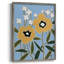Impression sur bois Woodblock Floral II - bois massif 47904-734919786