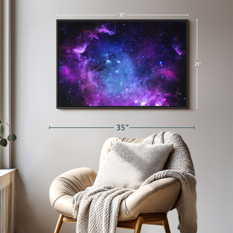 «Night Star Canvas Print», H 21 po x l 31 po