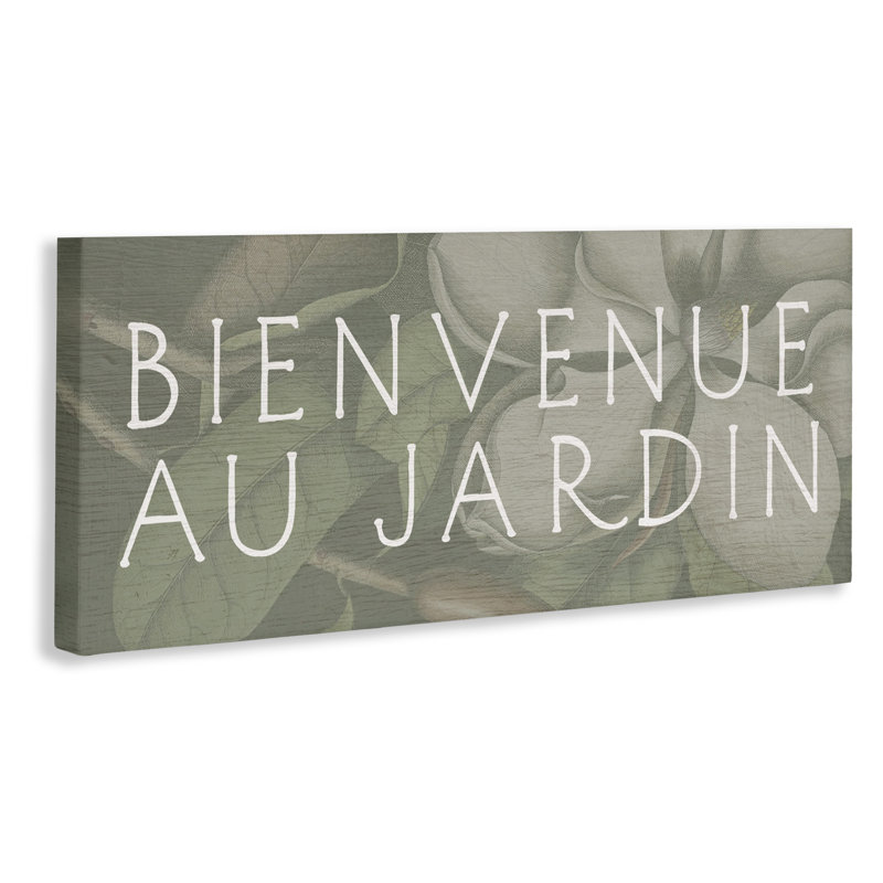 Toile de jardin rétro vintage grise, design par Lil 'Rue, H 10 po x l 24 po