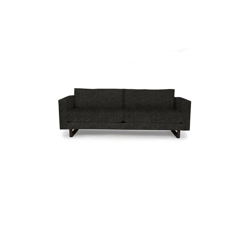 Avalon Sofa, Wenge, Black Bear Polyester