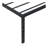 King Size Bed Frame , Heavy Duty Metal Bed Frame , Quick   Easy Assembly, Black-205157442