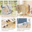 Séchoir à vêtements 2 niveaux, séchoir à linge robuste pour l'intérieur et l'extérieur