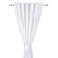 Rideau texturé 100% coton flammé blanc-1400447072