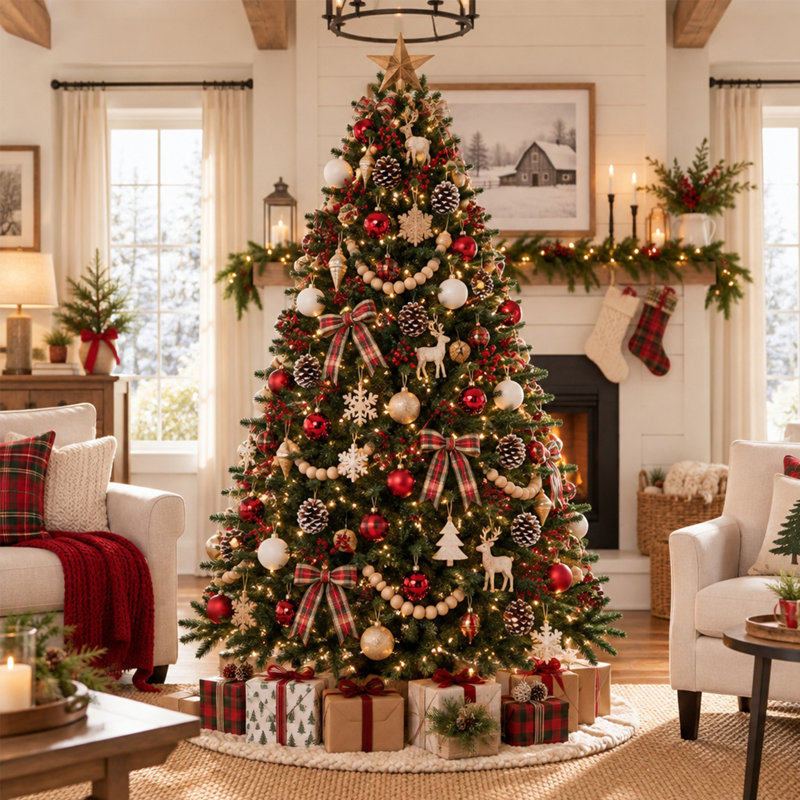 Sapin de Noël artificiel noir de 1,5 m avec 250 lumières DEL blanches, 1076 branches en PE et PVC préilluminées, branches articulées et support en métal pour la décoration d'Halloween et de Noël