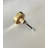 Round Brass And Rattan "merri" Cabinet Knob