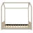 Twin Size Velvet House Bed Wood Bed-192333737-192333742