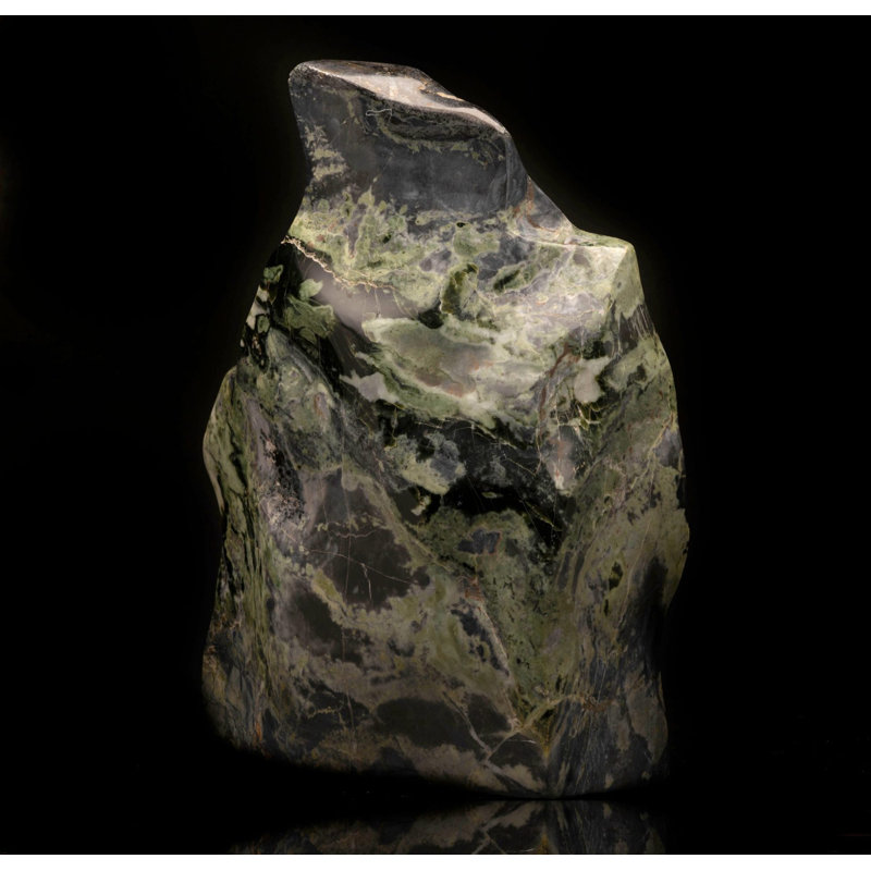 Black and Green Jade Freeform