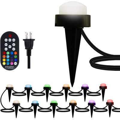 Bronze Plug-in Integrated LED Metal Pathway Light