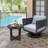 Olympic Swivel Lounge Chair with End Table