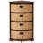 Solid Wood 4 Drawer Storage Drawers-342421117