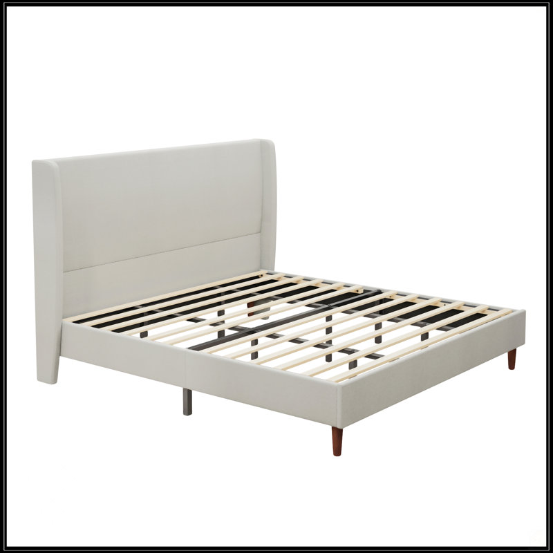 High Headboard Upholstered Bed