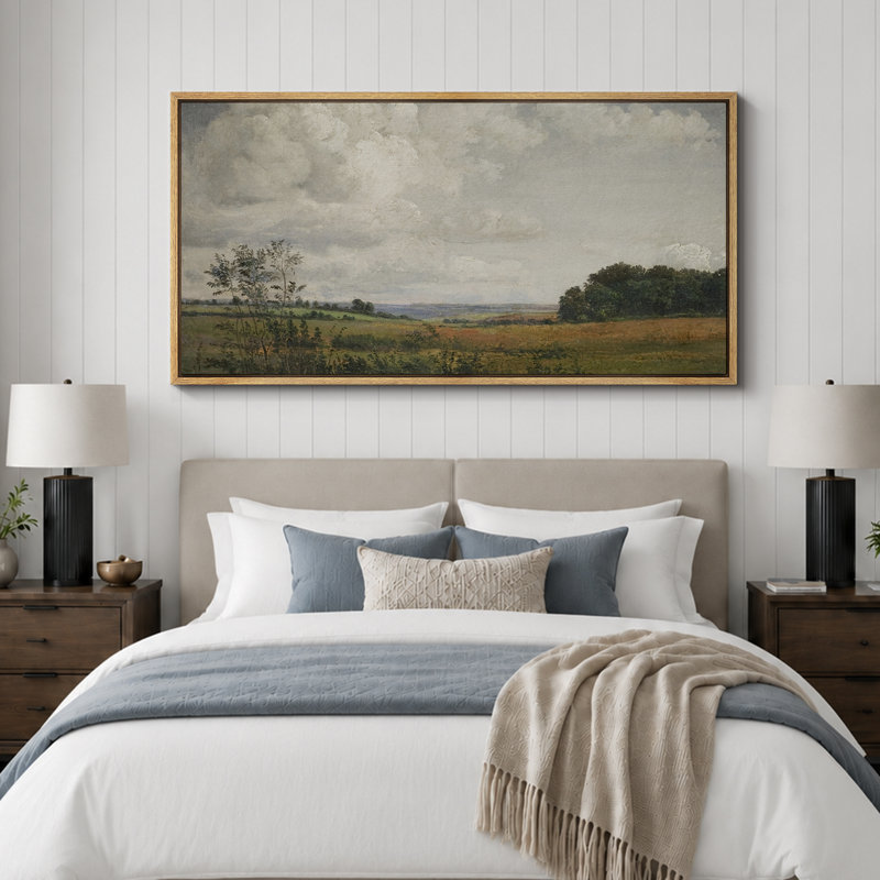 Décoration murale rustique campagne rustique, H 30 po x l 60 po, Naturel
