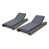 Sandblast Gray Frame / Dark Gray Cushion