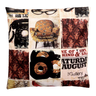 Milano Patchwork Reversible Throw Pillow