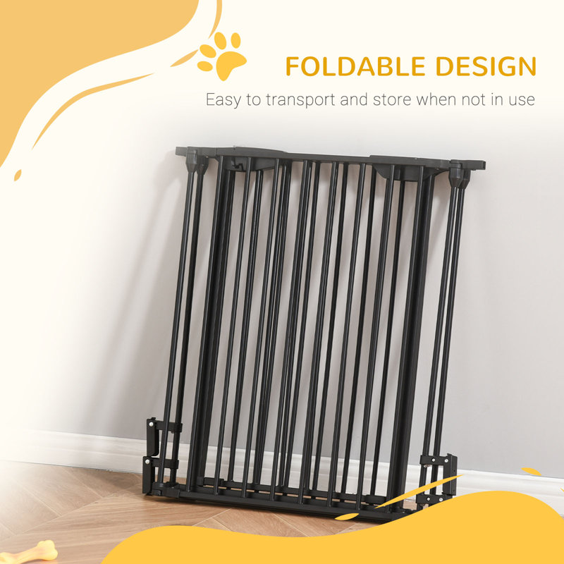 Free Standing Pet Gate With Door, 180cm W