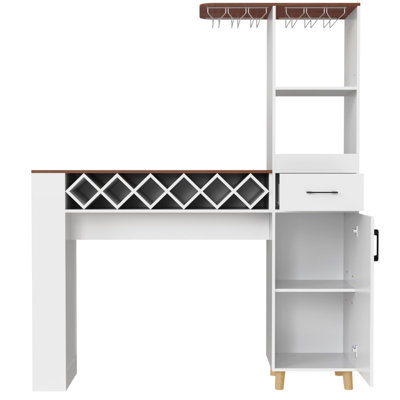 Wine Bottle & Glass Rack