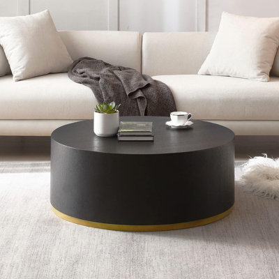Table basse ronde, table de bout, table d'appoint
