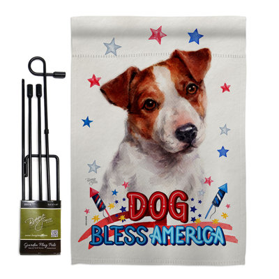 Double Sided 18.5'' H x 13'' W Polyester Animal Garden Flag