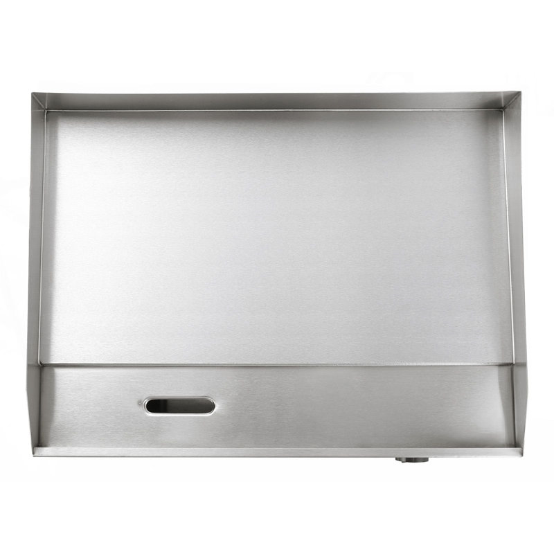Plaque chauffante commerciale commerciale, 21 po x 11,8 po, acier inoxydable, 1 pièce, comptoir, comptoir, argent, contrôle précis de la chaleur