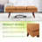 Raynika 54" Mid-Century Bench-306089522