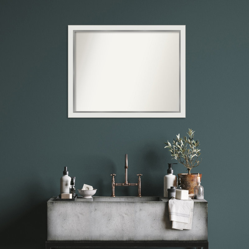 Miroir de salle de bain Eva, Rectangle, 26,25 po x 33,25 po