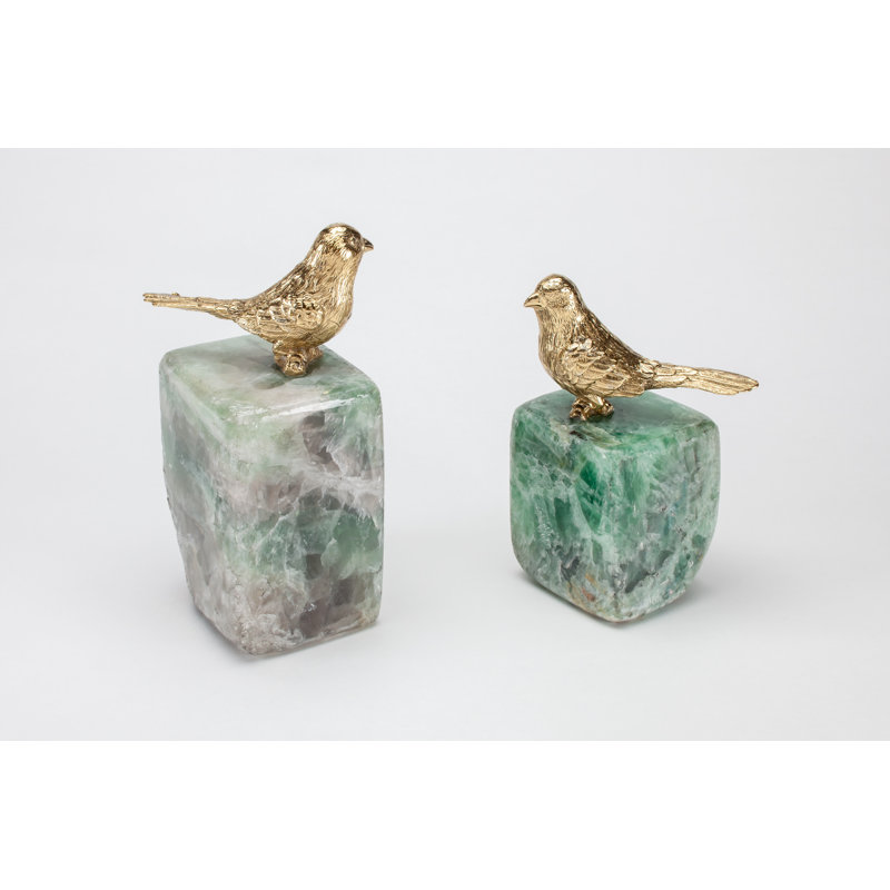 2 Piece Birdies Table Decor Set