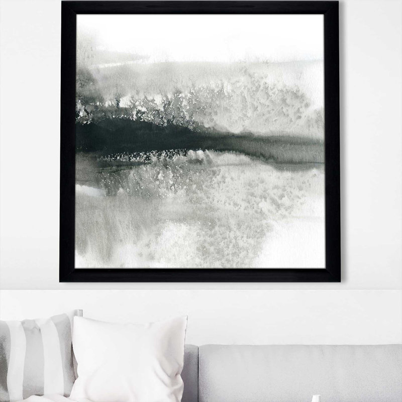 " Dramatic Setting I " by Carol Robinson Painting Print, Black Framed, 25.5" H x 25.5" W x 1" D
