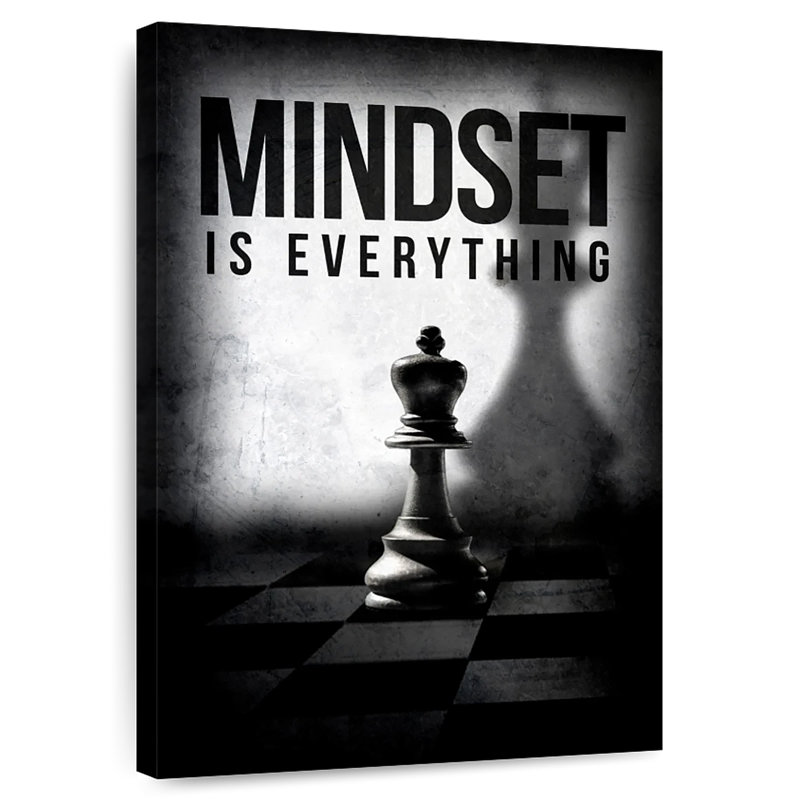 Mindset Is Everything II, 45" H x 30" W
