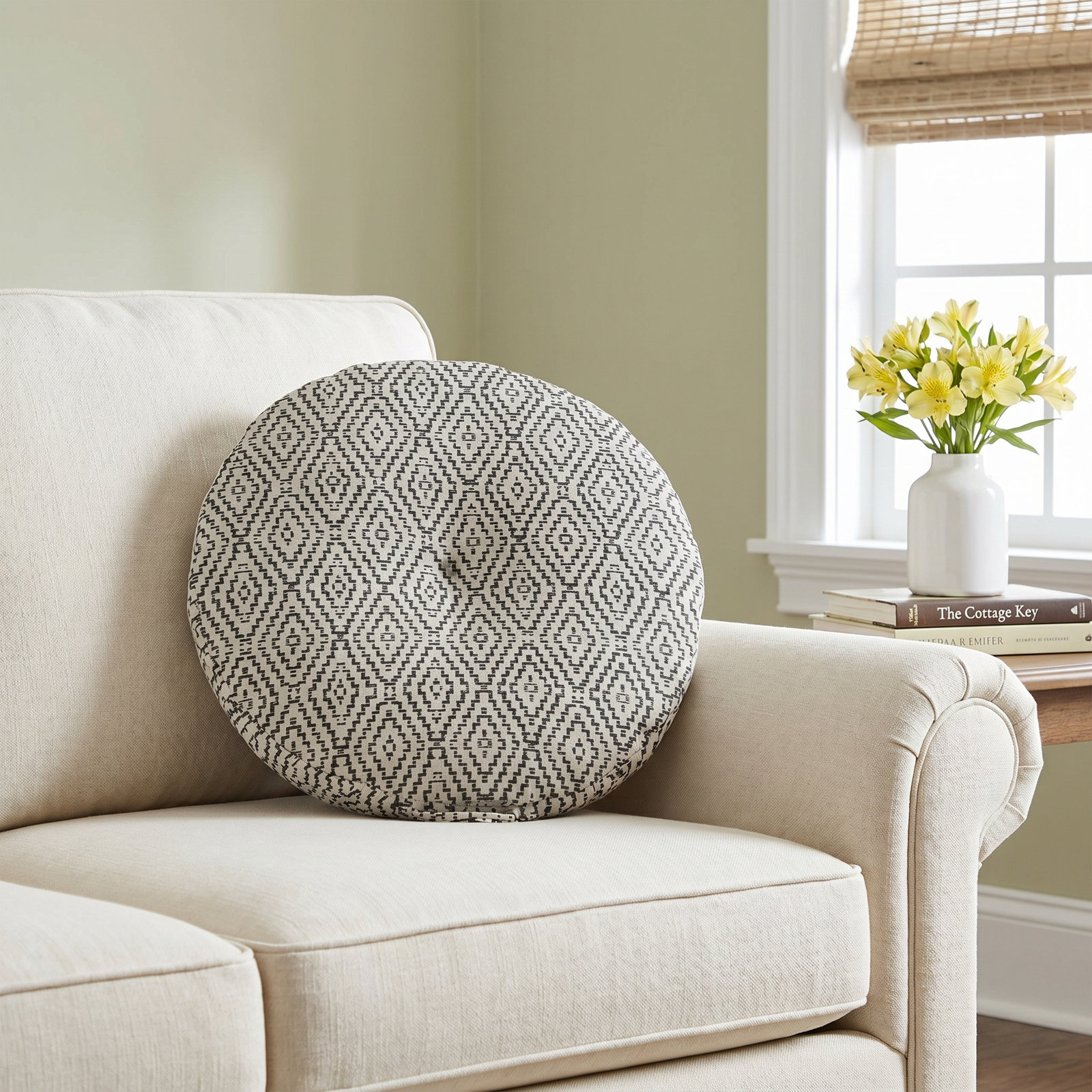 Kama 24" x 24" Sunbrella® Throw Pillow