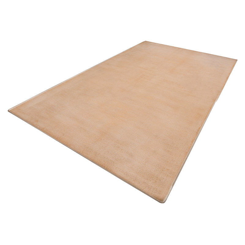 Solid Tan Rug Rectangle, Retangle 6' x 8'6"