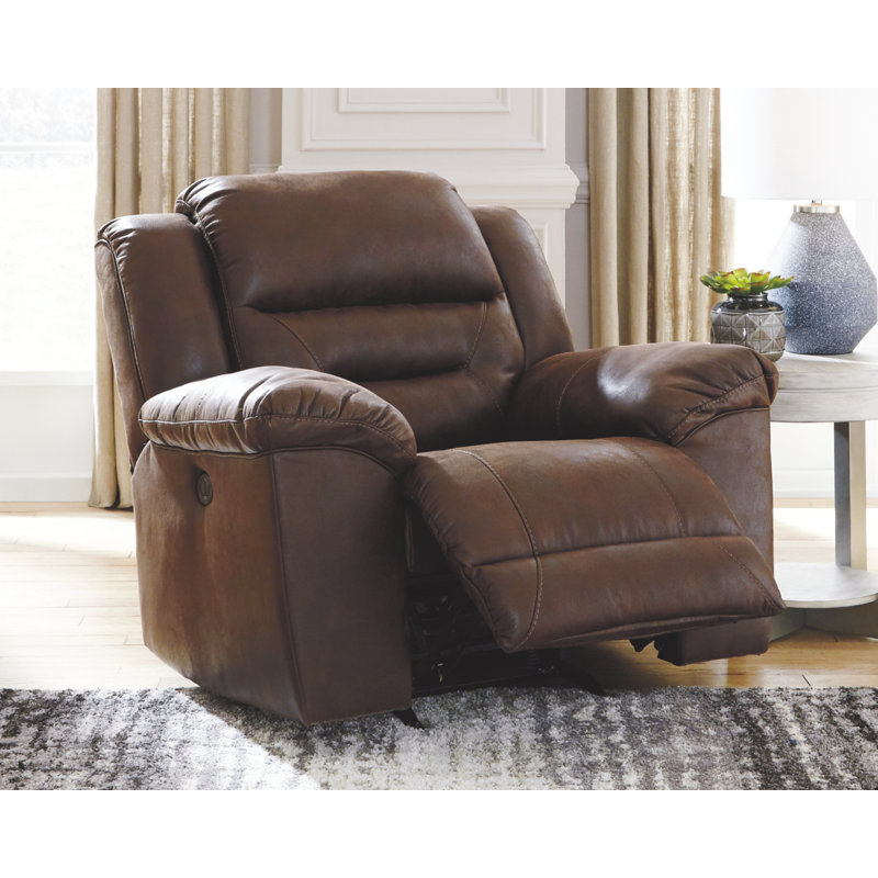 Fauteuil inclinable standard à bascule Reavis, Électrique, Similicuir chocolat