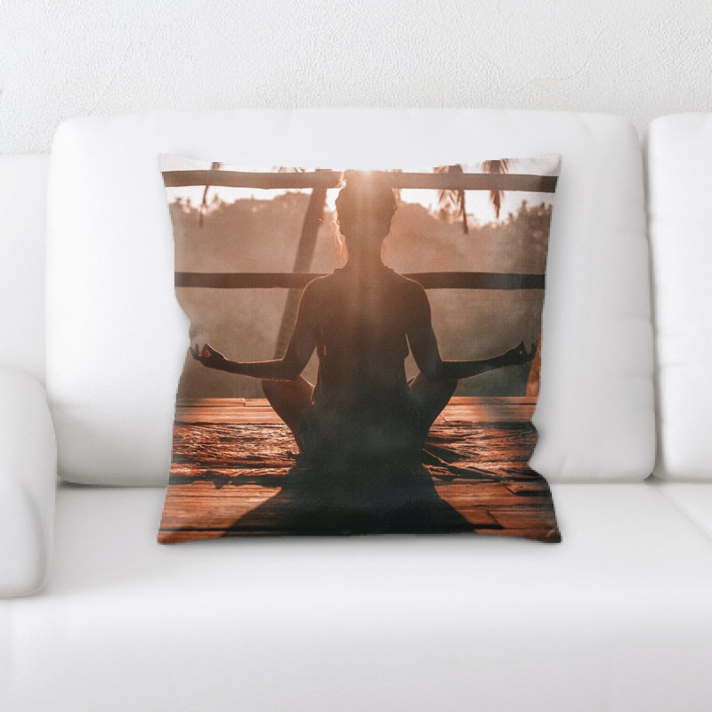 Microsuede Reversible Throw Pillow